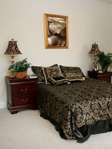 Preview wallpaper room, bedroom, bedding, style, window