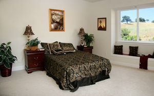 Preview wallpaper room, bedroom, bedding, style, window