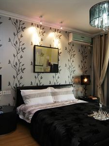 Preview wallpaper room, bedroom, furniture, bedding, style