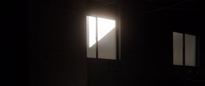 Preview wallpaper room, dark, window, light