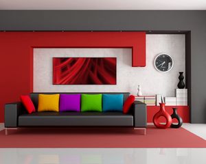 Preview wallpaper room, design, interior, sofa