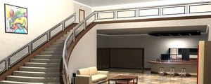 Preview wallpaper room, design, interior design, furniture, stairs