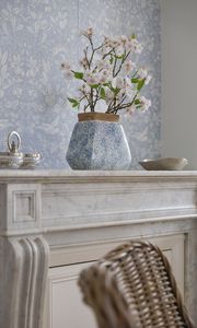 Preview wallpaper room, flowers, vase, interior, furniture