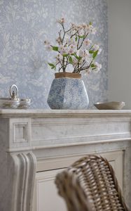 Preview wallpaper room, flowers, vase, interior, furniture