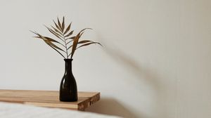 Preview wallpaper room, interior, vase, minimalism