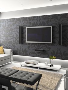 Preview wallpaper room, living room, tv, style, furniture