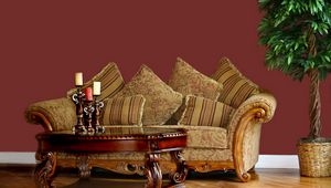 Preview wallpaper room, sofa, cushion