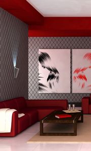 Preview wallpaper room, sofa, furniture, interior