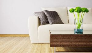 Preview wallpaper room, sofa, parquet, comfort, modern, design