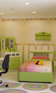 Preview wallpaper room, style, children, interior, bedroom, design