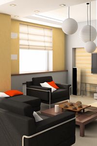 Preview wallpaper room, tv, sofa, interior, design