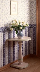 Preview wallpaper room, vase, flowers, door