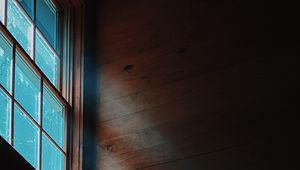 Preview wallpaper room, window, light, dark