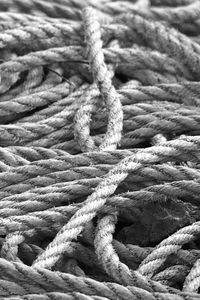 Preview wallpaper rope, macro, black and white