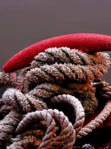 Preview wallpaper rope, wreath, node