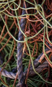 Preview wallpaper ropes, twine, crossing, macro