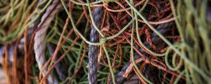 Preview wallpaper ropes, twine, crossing, macro