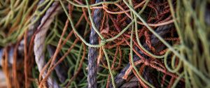 Preview wallpaper ropes, twine, crossing, macro