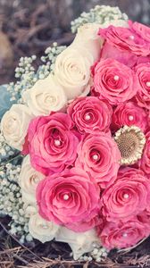 Preview wallpaper roses, bouquet, composition, decoration