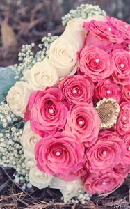 Preview wallpaper roses, bouquet, composition, decoration