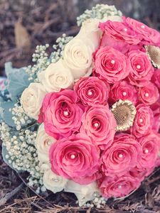 Preview wallpaper roses, bouquet, composition, decoration