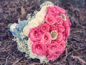 Preview wallpaper roses, bouquet, composition, decoration