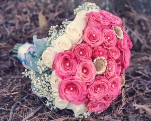 Preview wallpaper roses, bouquet, composition, decoration