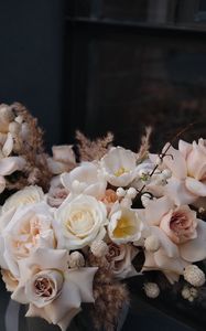 Preview wallpaper roses, bouquet, composition, flowers, tenderness