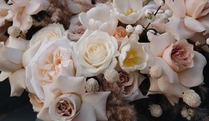 Preview wallpaper roses, bouquet, composition, flowers, tenderness