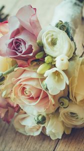 Preview wallpaper roses, bouquet, composition, design