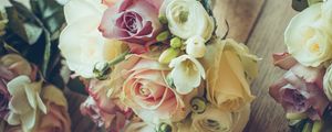 Preview wallpaper roses, bouquet, composition, design