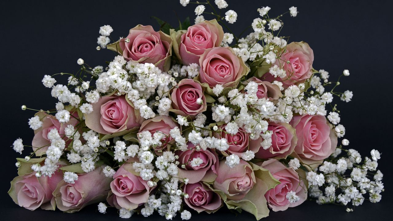Wallpaper roses, bouquet, decoration