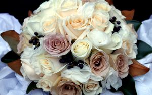 Preview wallpaper roses, bouquet, decoration, beautiful