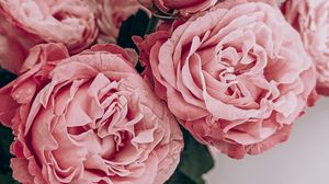 Preview wallpaper roses, flowers, bouquet, pink, composition