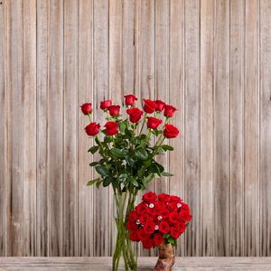 Preview wallpaper roses, flowers, bouquet, composition, aesthetics