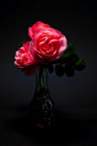 Preview wallpaper roses, flowers, bouquet, vase, pink