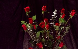 Preview wallpaper roses, flowers, bouquet, elegant, beauty