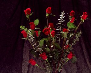 Preview wallpaper roses, flowers, bouquet, elegant, beauty