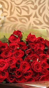 Preview wallpaper roses, flowers, bouquet, red, chic