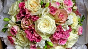 Preview wallpaper roses, flowers, bouquet, decoration, beautiful