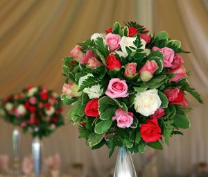 Preview wallpaper roses, flowers, bouquet, design, decoration