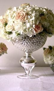 Preview wallpaper roses, flowers, bouquets, vases, beauty, tenderness