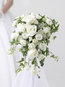 Preview wallpaper roses, flowers, flower, white, bride, wedding