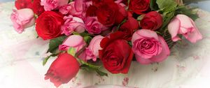 Preview wallpaper roses, flowers, lot, basket