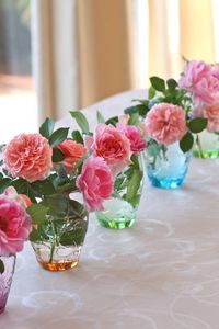 Preview wallpaper roses, flowers, vases, several