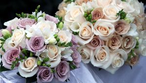 Preview wallpaper roses, flowers, wedding bouquets, beauty