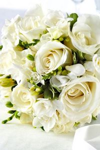 Preview wallpaper roses, freesia, flowers, flower, white, glasses, tape