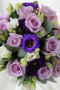 Preview wallpaper roses, lisianthus russell, color, composition, flavor