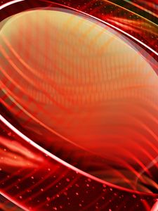 Preview wallpaper round, oval, red, line