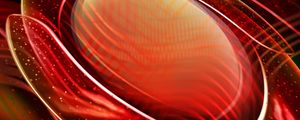 Preview wallpaper round, oval, red, line